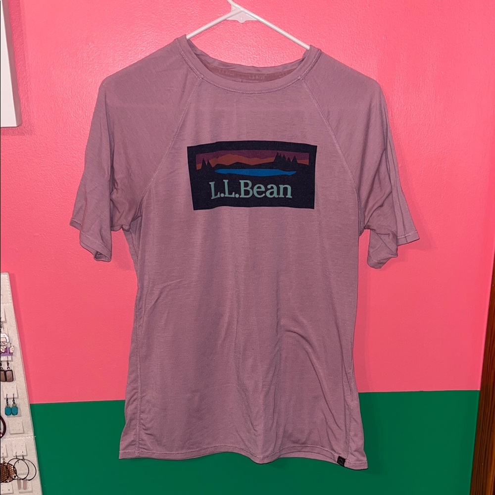 L.L. Bean Women’s Mauve Short Sleeve Tee